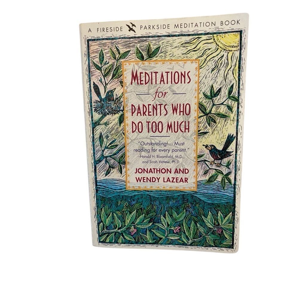 Meditations For Parents Who Do Too Much by Johnathan Lazear Paperback Book